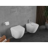 Mexen Lena WC-Schüssel Rimless Tornado mit langsam schließendem, hartem Sitz, Duroplast, weiß glänzend - 30220200T