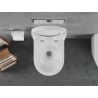Mexen Lena WC-Schüssel Rimless Tornado mit langsam schließendem, hartem Sitz, Duroplast, weiß glänzend - 30220200T