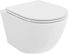Mexen Lena WC-Schüssel Rimless Tornado mit Soft-Close-Slim-Sitz, Duroplast, glänzend weiß - 30220300T