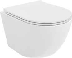 Mexen Lena WC-Schüssel Rimless Tornado mit Soft-Close-Slim-Sitz, Duroplast, Weiß Glanz - 30220500T