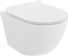Mexen Lena WC-Schüssel Rimless Tornado mit Slim-Absenkautomatik, Duroplast, weiß glänzend - 30224000T