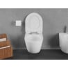 Mexen Lena WC-Schüssel Rimless Tornado mit Slim-Absenkautomatik, Duroplast, weiß glänzend - 30224000T