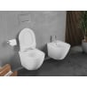 Mexen Lena WC-Schüssel Rimless Tornado mit Slim-Absenkautomatik, Duroplast, weiß glänzend - 30224000T