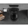 Mexen Lena WC-Schüssel Rimless Tornado mit softschließendem Sitz slim, Duroplast, schwarze Matt - 30221085T