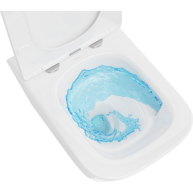 Mexen Teo WC-Schüssel Rimless Tornado, weiß glanz - 3385XX00T
