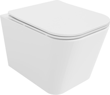 Mexen Teo WC-Schüssel Rimless Tornado mit langsam schließendem Slim-Deckel, Duroplast, weiß glänzend - 30850600T