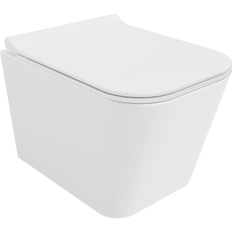 Mexen Teo WC-Schüssel Rimless Tornado mit slim Soft-Close Deckel, Duroplast, weiß glänzend - 30850700T