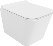 Mexen Teo WC-Schüssel Rimless Tornado mit slim Soft-Close Deckel, Duroplast, weiß glänzend - 30850700T