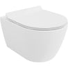 Mexen Carmen WC-Schüssel Rimless Tornado mit Soft-Close Slim Sitz, Duroplast, Weiß Glanz - 30880100T