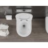 Mexen Carmen WC-Schüssel Rimless Tornado mit Soft-Close Slim Sitz, Duroplast, Weiß Glanz - 30880100T