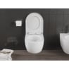 Mexen Carmen WC-Schüssel Rimless Tornado mit langsam schließendem Hartdeckel, Duroplast, glänzend weiß - 30880200T