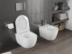 Mexen Carmen WC-Schüssel Rimless Tornado mit softclose Slim-Sitz, Duroplast, weiß glänzend - 30880300T