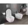 Mexen Carmen WC-Schüssel Rimless Tornado mit Absenkautomatik Slim, Duroplast, weiß glänzend - 30880400T