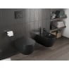 Mexen Carmen WC-Schüssel Rimless Tornado, schwarz matt - 3388XX85T