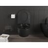 Mexen Carmen WC-Schüssel Rimless Tornado mit Softclose-Slim-Sitz, Duroplast, Schwarz Matt - 30881085T