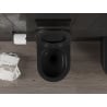 Mexen Carmen WC-Schüssel Rimless Tornado mit Softclose-Slim-Sitz, Duroplast, Schwarz Matt - 30881085T