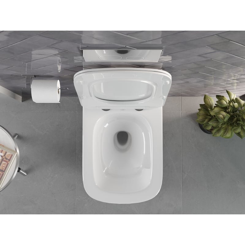 Mexen Vivo WC-Schüssel Rimless Tornado, weiß glänzend - 3361XX00T