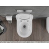 Mexen Rico WC-Schüssel Rimless Tornado mit langsam schließendem Slim-Sitz, Duroplast, glänzend weiß - 30720300T