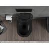 Mexen Rico WC-Schüssel Rimless Tornado mit Slim-Softclose-Sitz, Duroplast, schwarz matt - 30720185T