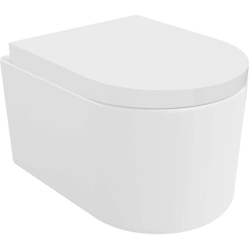 Mexen Sofia WC-Schüssel Rimless Tornado mit softclose, duroplast, weiß glänzend - 30540200T