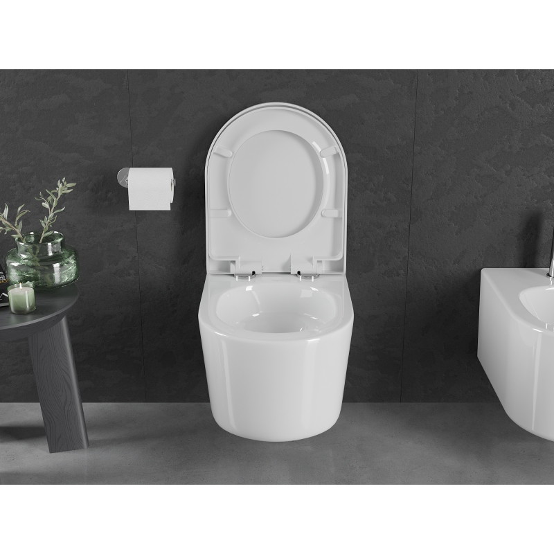 Mexen Sofia WC-Schüssel Rimless Tornado mit softclose, duroplast, weiß glänzend - 30540200T