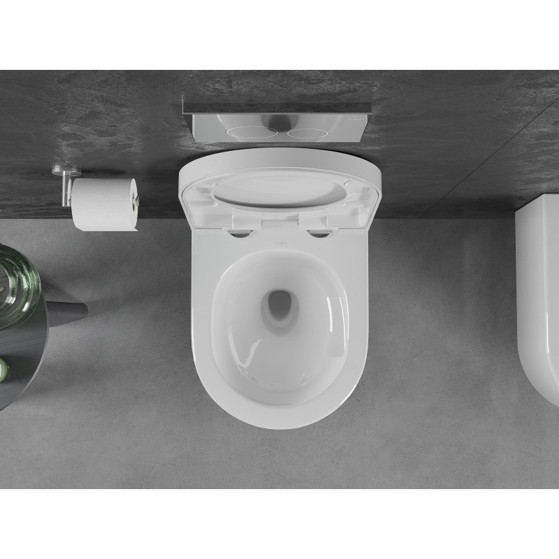 Mexen Sofia WC-Schüssel Rimless Tornado mit softclose, duroplast, weiß glänzend - 30540200T