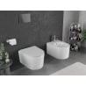 Mexen Sofia WC-Schüssel Rimless Tornado mit Slim-Absenkautomatik, Duroplast, Weiß glänzend - 30540400T
