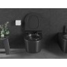 Mexen Sofia WC-Schüssel Rimless Tornado mit Slim-Soft-Close-Sitz, Duroplast, schwarz matt - 30540185T