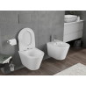 Mexen Rico WC-Schüssel Rimless Tornado mit Slim-Softclose-Sitz, Duroplast, Weiß Hochglanz - 30720400T