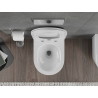 Mexen Rico WC-Schüssel Rimless Tornado mit Slim-Softclose-Sitz, Duroplast, Weiß Hochglanz - 30720400T