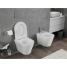 Mexen Rico WC-Schüssel Rimless Tornado mit Soft-Close Slim-Sitz, Duroplast, weiß glänzend - 30720500T