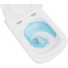 Mexen Timo WC-Schüssel Rimless Tornado mit langsam schließendem, schlankem Sitz, Duroplast, glänzend weiß - 30650200T