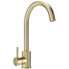 Mexen Foggia Küchenarmatur, gebürstetes Gold - 671800-50