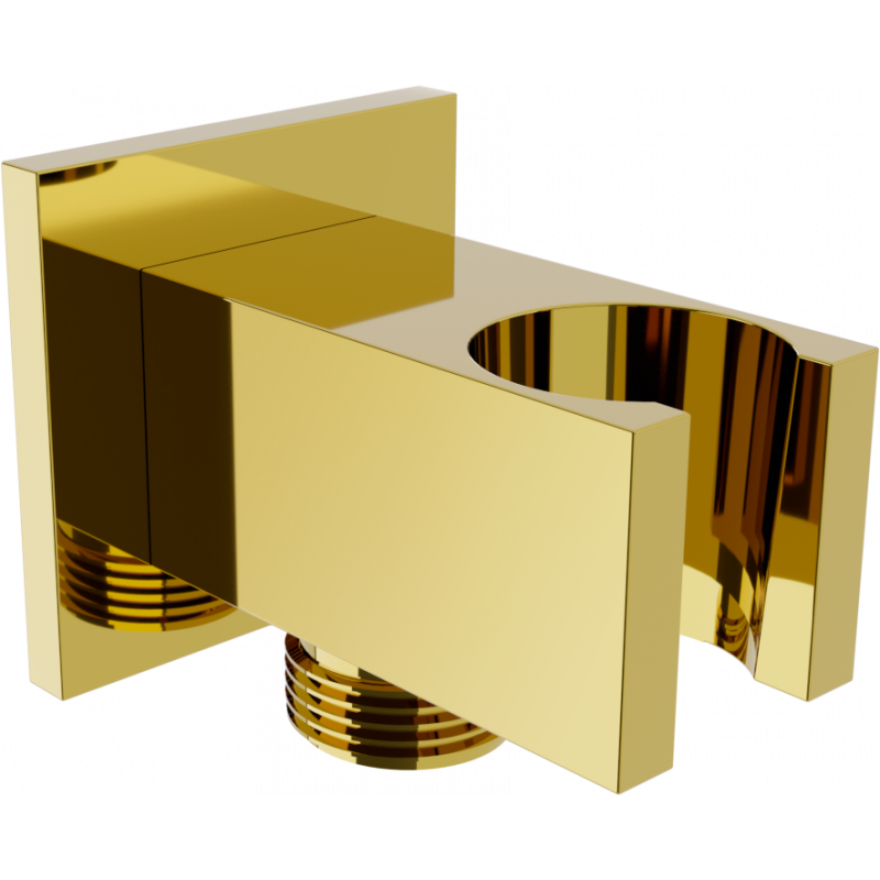 Mexen Cube Wandanschluss, gold - 79300-50