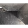 Mexen Lunar Duschkabine halbrund schwenkbar rechts 100 x 80 cm, transparent, gebürsteter Nickel - 833-100P-080L-97-00