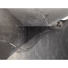 Mexen Lunar fünfeckige Duschkabine, schwenkbar, links 80 x 80 cm, transparent, Chrom - 831-080L-080P-01-00-L