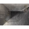 Mexen Lunar L Fünfeck-Duschkabine links öffnend 90 x 80 cm, transparent, gebürstetes Gold - 831L-090L-080P-55-00-L