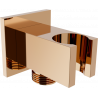 Mexen Cube Eckanschluss, Roségold - 79300-60