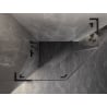 Mexen Lunar L Fünfeck-Duschkabine mit Schwingtür links 90 x 80 cm, transparent, schwarz - 831L-090L-080P-70-00-L