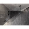 Mexen Lunar L Fünfeck-Duschkabine, links angeschlagen, 80 x 80 cm, transparent, Gun Metal - 831L-080L-080P-95-00-L