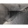 Mexen Lunar L fünfeckige Duschkabine, links schwenkbar 90 x 90 cm, transparent, Gun Metal - 831L-090L-090P-95-00-L
