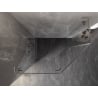 Mexen Lunar L Fünfeck-Duschkabine schwenkbar links 100 x 80 cm, transparent, gebürsteter Nickel - 831L-100L-080P-97-00-L