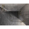 Mexen Lunar L Fünfeck-Duschkabine rechts öffnend 90 x 80 cm, transparent, gold - 831L-090P-080L-50-00-P