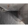 Mexen Lunar L fünfeckige Duschkabine schwenkbar rechts 100x100 cm, transparent, gebürstetes Kupfer - 831L-100P-100L-65-00-P
