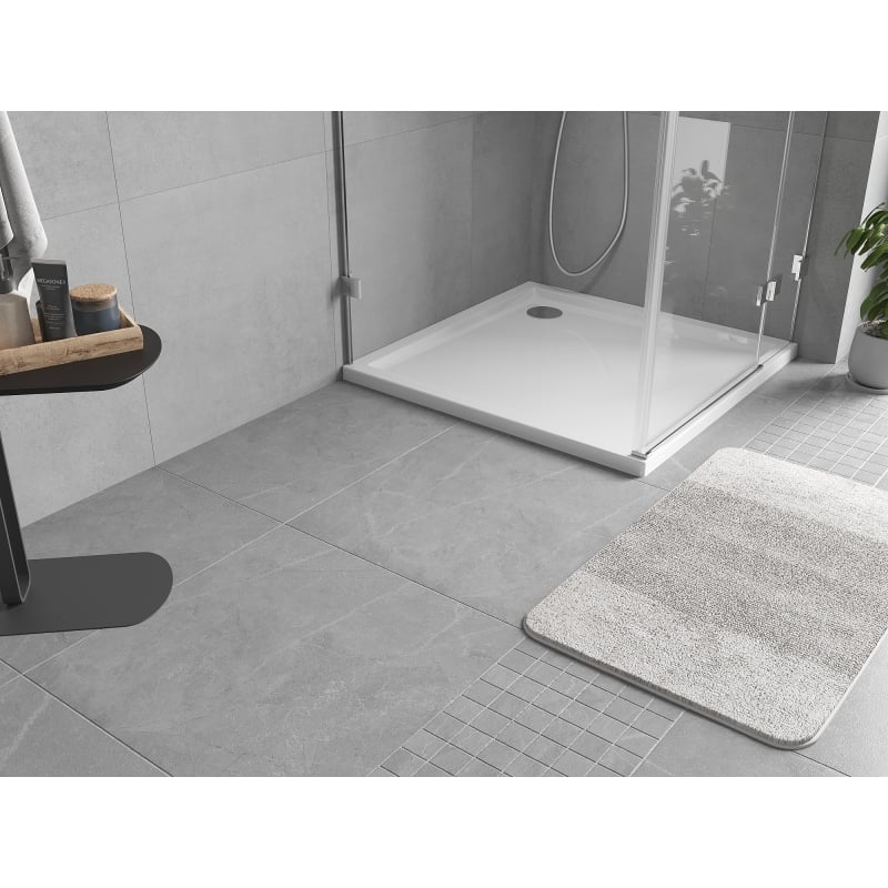 Mexen Flow quadratische Duschwanne Slim 75 x 75 cm, weiß glänzend - 46S107575