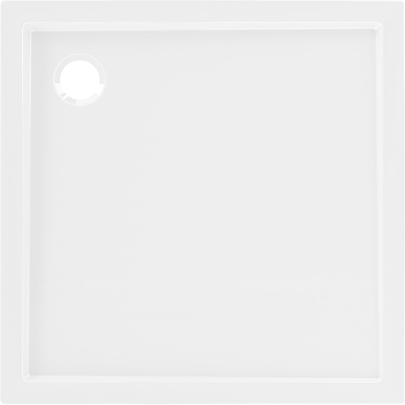 Mexen Flow Duschwanne quadratisch slim 95 x 95 cm, weiß glänzend - 46S109595