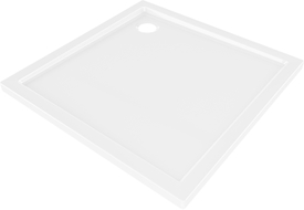 Mexen Flow Duschwanne quadratisch Slim 120 x 120 cm, weiß glänzend - 46S101212
