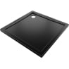 Mexen Flow Duschwanne quadratisch slim 75 x 75 cm, schwarz matt - 46S707575