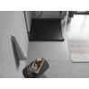 Mexen Flow quadratische Duschwanne Slim 90 x 90 cm, schwarz matt - 46S709090