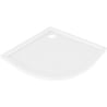 Mexen Flow Duschwanne Halbrund Slim 90 x 90 cm, Weiß Glanz - 46Q109090